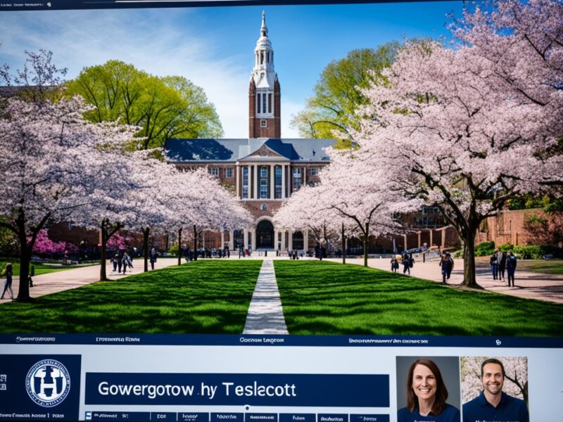Georgetown University online education programs