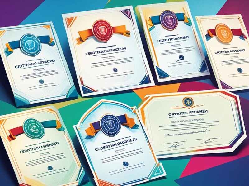 Online certificates
