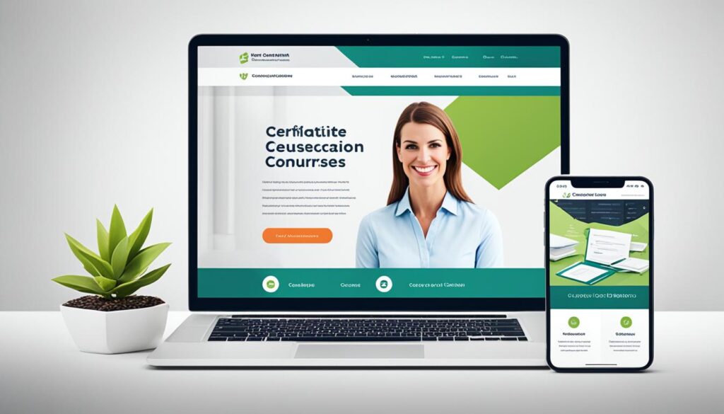 online certifications web design