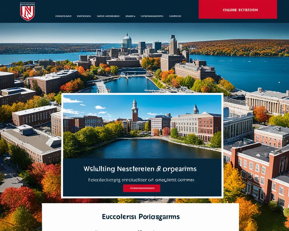 Northeastern University online education programs