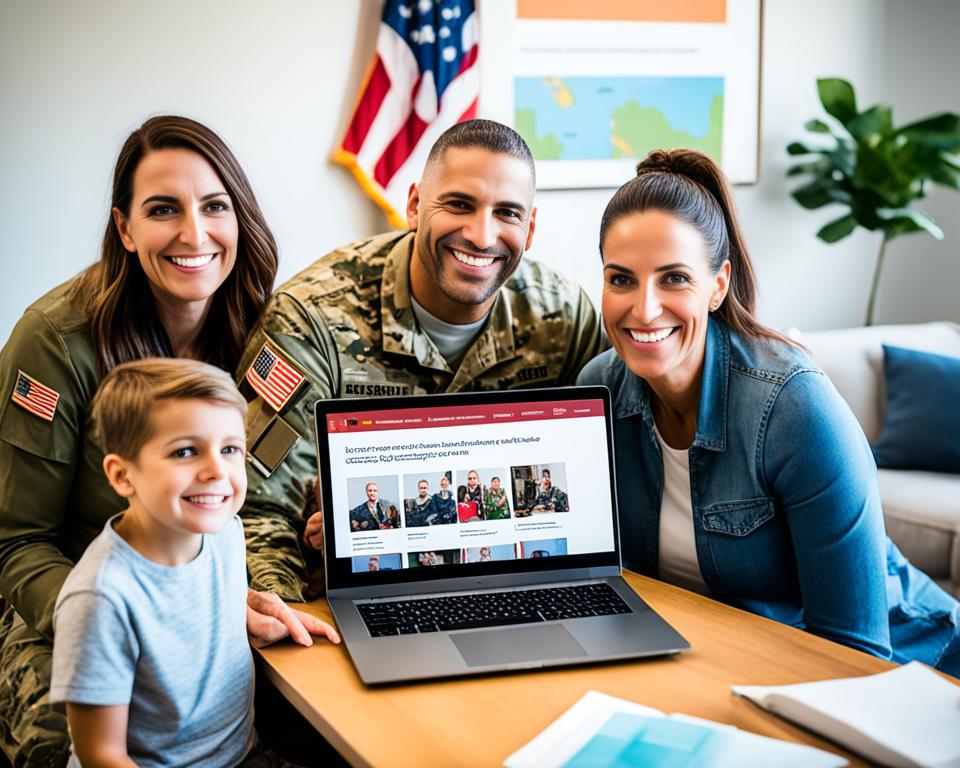 active-duty military families